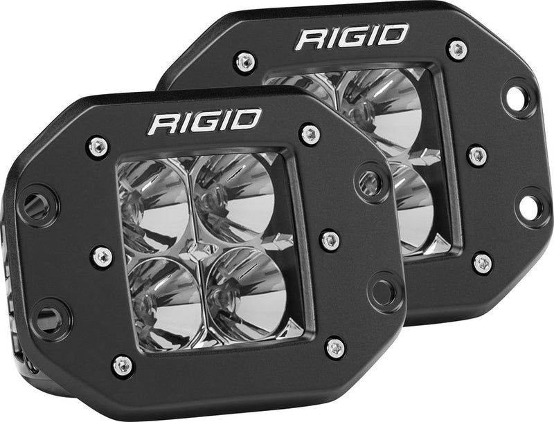 Rigid Industries 652-212113 212113 D-SERIES PRO FLOOD FLUSH MOUNT LIGHT PAIR