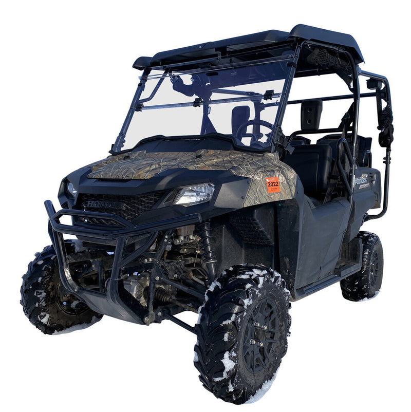 Open Trail Folding Windshield - V000263-12200T Honda Pioneer 2014-2022