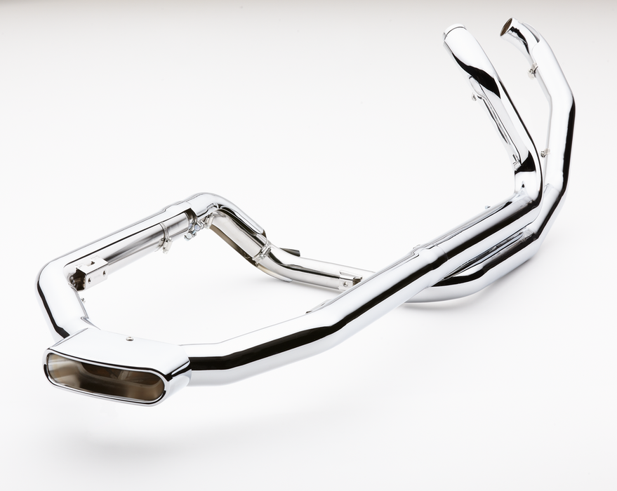 Cobra 82-96225 6253DB1 POWERPORT DUAL HEADPIPES CHROME FLH/FLT 09-16
