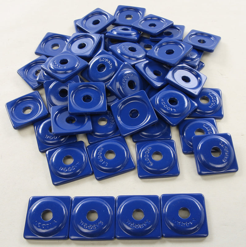 Woody's 18-1091BL-48 ASW2-3795-48 SQUARE DIGGER SUPPORT PLATE BLUE