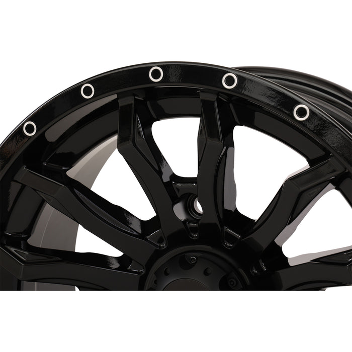HIGH LIFTER 0230-1293 14HL21-1256 HL21 Wheel Wheel - HL21 - Front/Rear - Gloss Black - 14x7 - 4/156 - 4+3 (+10 mm)
