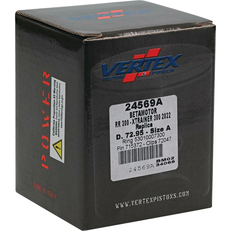 Vertex Piston Kit Cast 72.95/Standard - 24569A Beta 300 2022-2024