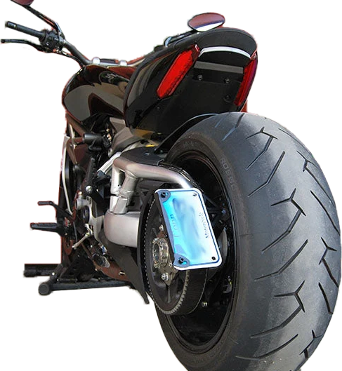 New Rage Cycles Side Mount License Plate DUC - XD-SIDE Ducati Diavel 1260 2019-2022