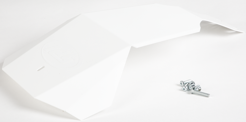 Straightline Performance Skid Plate White FOR Axys Front Bumper S M - 182-112-WHITE Polaris Snowmobiles 2015-2021