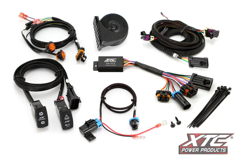 Xtc Power Products Auto Turn Signal Kit W Horn AND Front DRL Lights CAN - ATS-POL-RAN-DRL Polaris Ranger 2013-2019