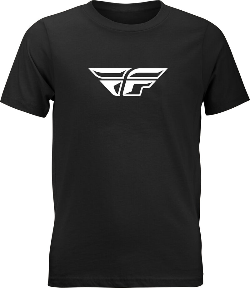 Fly Racing Youth FLY F-Wing TEE Black YM