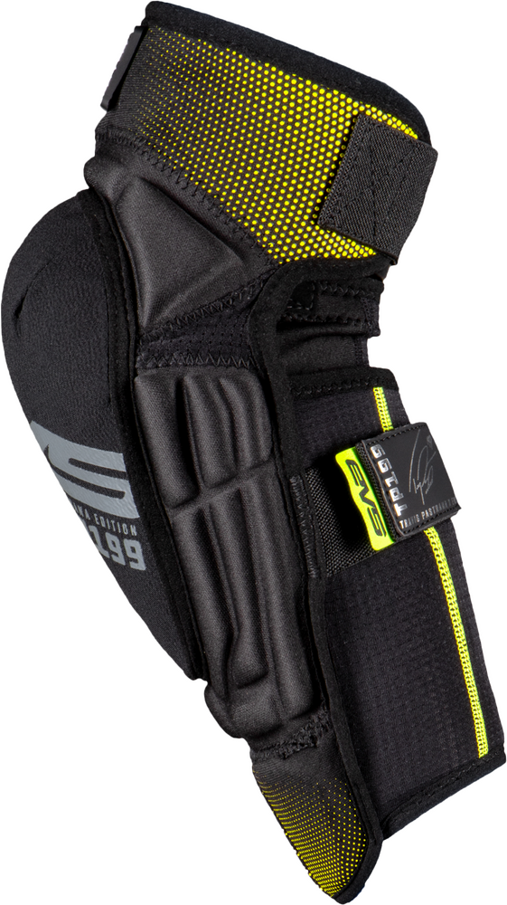 Evs 663-1438Y TP199K-BKHV-Y TP199 KNEE/SHIN GUARD BLACK/HI-VIS YTH