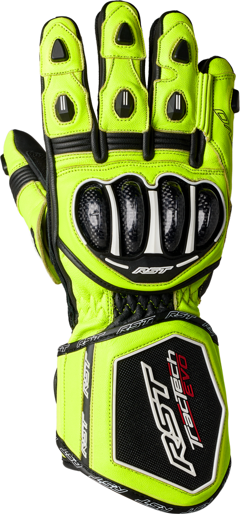 Rst 556-2666209 102666N.YEL-09 TRACTECH EVO 4 CE GLOVE NEON YELLOW/BLACK/BLACK MD