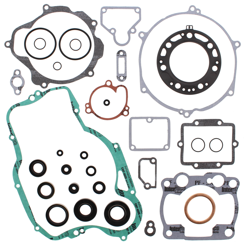 Vertex Complete Gasket SET With OIL Seals - 811478 Kawasaki KX 250 1993-1996
