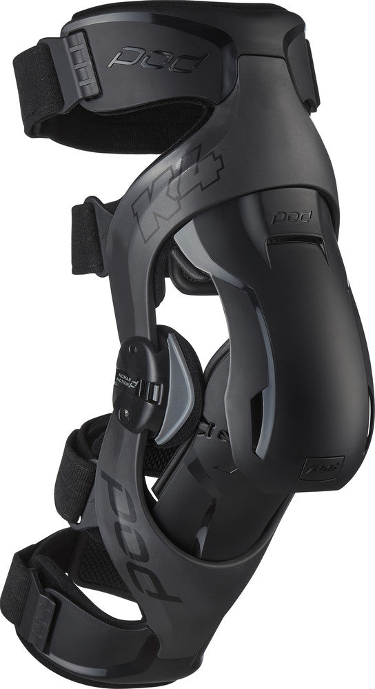Pod 664-0449L K4020-459-XL/2X K4 V2.0 KNEE BRACE (PR) GRAPHITE/BLACK XL/2X