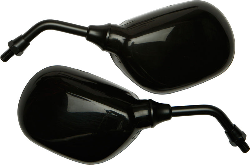 Emgo 56-9797 20-59610 MINI SCOOTER MIRRORS 8MM BLACK