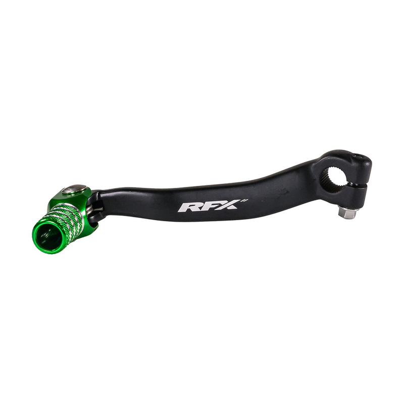 RFX Race Shift Lever Green - FXGP 20200 55GN Kawasaki KX 125 2003-2006