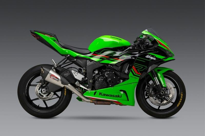 Yoshimura Exhaust AT2 Street 3/4 SYS SO SS SS CF WF - 14642CP522 Kawasaki Ninja 2019-2025