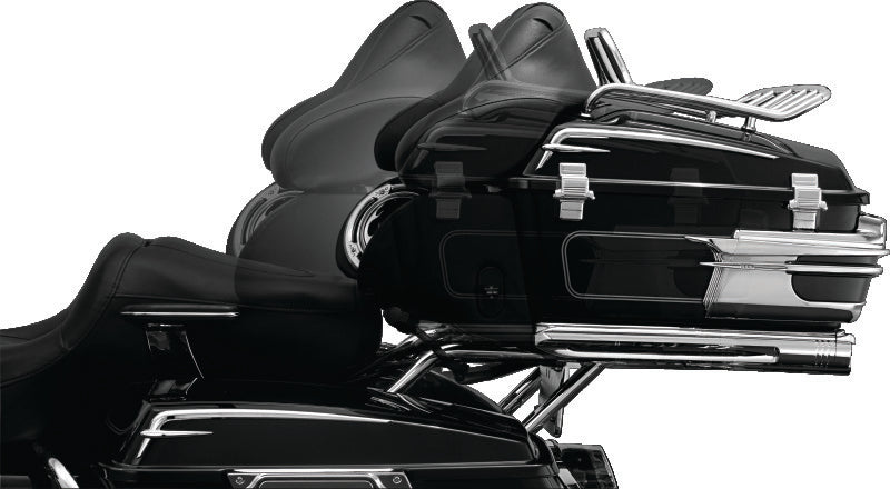 Kuryakyn 8973 Quick Adjust Relocator For Tour Pak 97-13 Touring Models Chrome - User 3