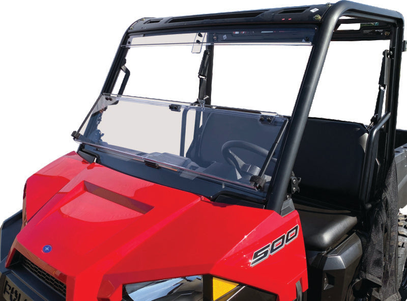QuadBoss 375783 17-21 Polaris Ranger 500 Windbreak Folding Windshield - User 1