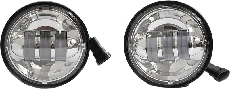Pathfinder 226-0018 HDPL2C 4.5" LED PASSING LAMPS CHROME HIGH DEFINITION