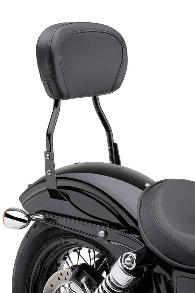 Cobra Short Sissy Bar Round Black Flstf Fxst S B - 602-1301B For Harley Softail 2006-2009