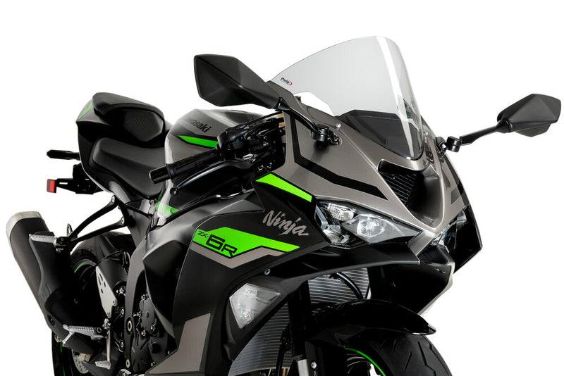 Puig Hi-Tech Parts Windscreen R-Racer Clear - 21832W Kawasaki Ninja 2024