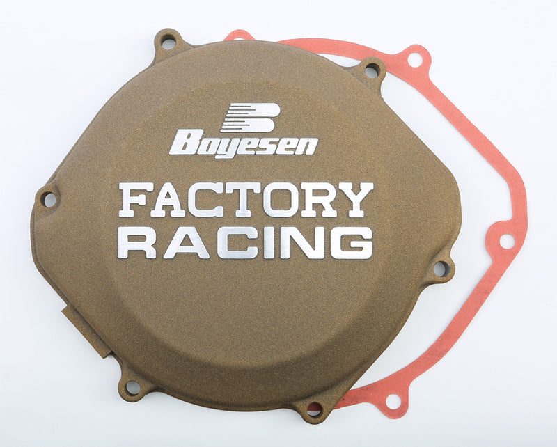 Boyesen Factory Racing Clutch Cover Magnesium - CC-02M Honda CR250R / CR500R 1987-2001