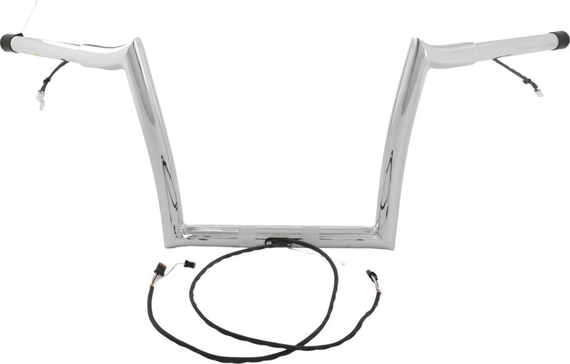 Paul Yaffe Bagger Nation 12" OEM Monkey Bar Pre Wired Chrome ` Fltr - OEMPW-15L-12 C For Harley Road Glide 2015-2019