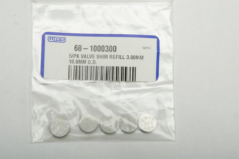 Hot Cams 68-1000300 5PK1000300 VALVE SHIMS 10.00X3.00MM 5/PK