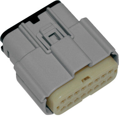 Namz Custom Cycle 850-08317 NM-33472-1602 MLX 16-PIN FEM CONN GREY MAIN HARNESS HD 72491-07GY GLIDE