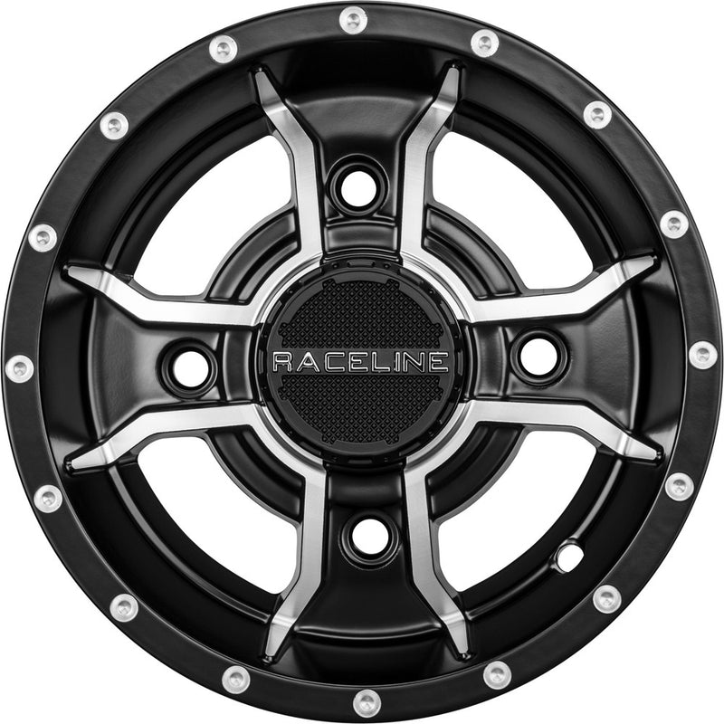 Raceline Wheels 570-1642 A7710514-32 MAMBA SPORT WHEEL 10X5 4/144 3+2 BLK/MACHINED
