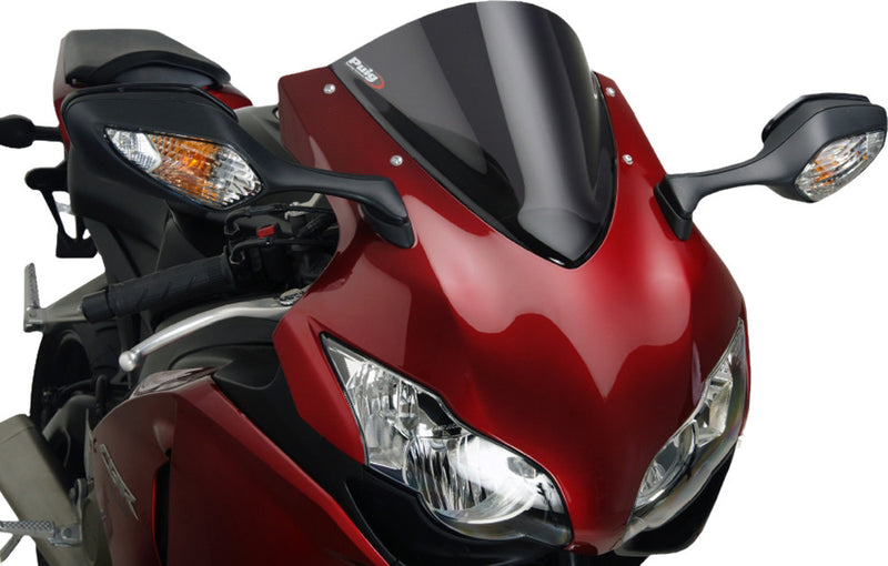 Puig Hi-Tech Parts Windscreen Racing Dark Smoke - 4623F Honda CBR1000RR 2008-2011