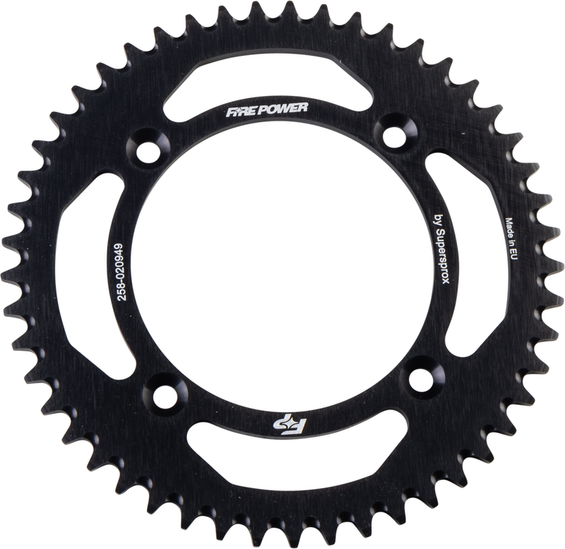 Fire Power 258-020949 FPA-209-49-BLK REAR SPROCKET ALUMINUM 49T BLK