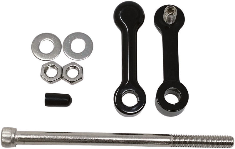 Dk Custom Products Billet Tank Lift Kit 1" ` Powder Coat Black - DK-SPT-TLK-1 For Harley Sportster 2004-2021