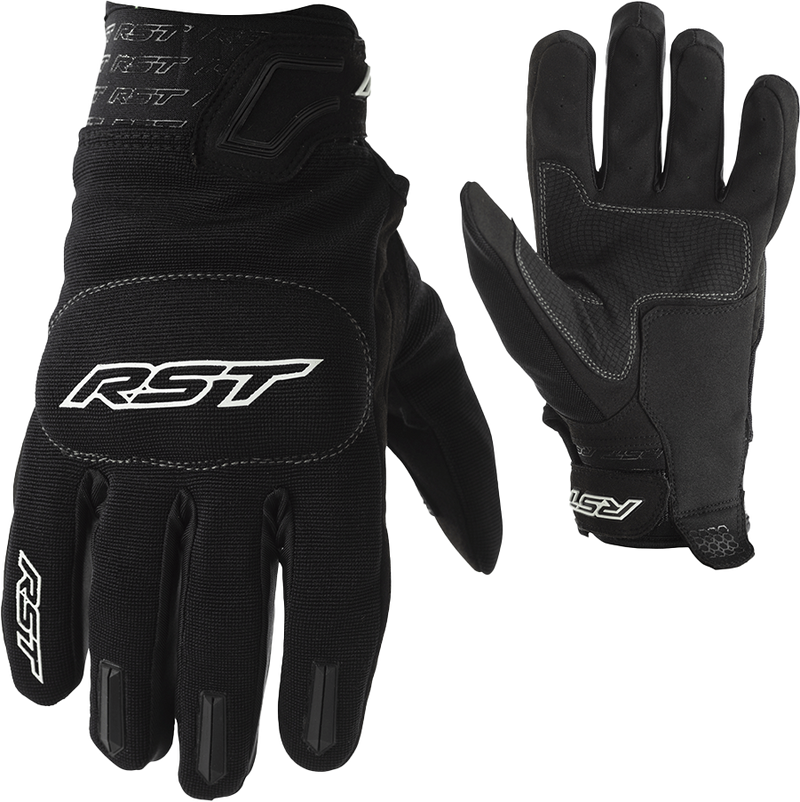 Rst 556-2100009 102100BLK-09 RIDER CE GLOVE BLACK/WHITE MD