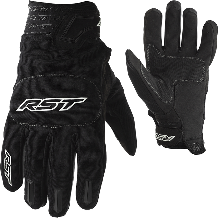 Rst 556-2100009 102100BLK-09 RIDER CE GLOVE BLACK/WHITE MD