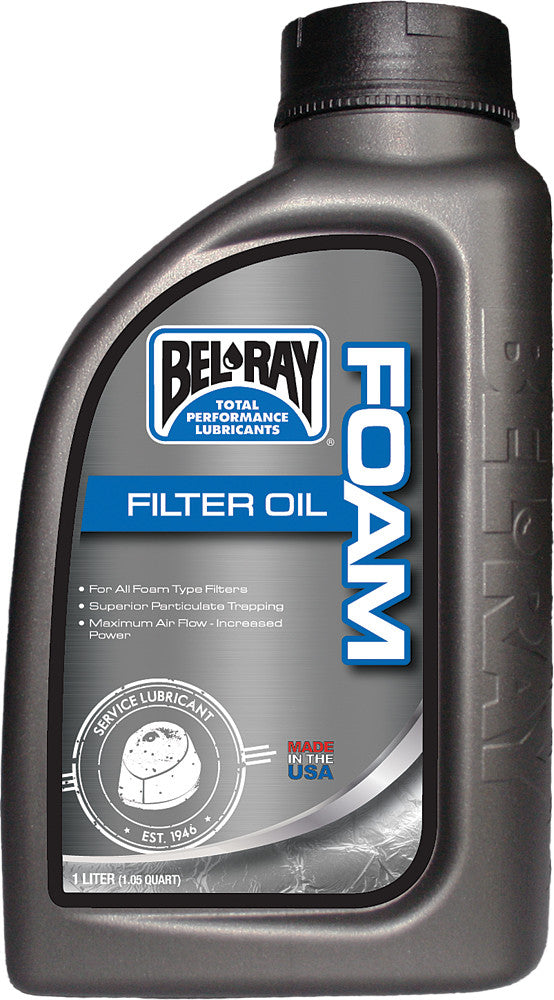 Bel-ray 840-0601 99190-B1LW FOAM FILTER OIL 1L