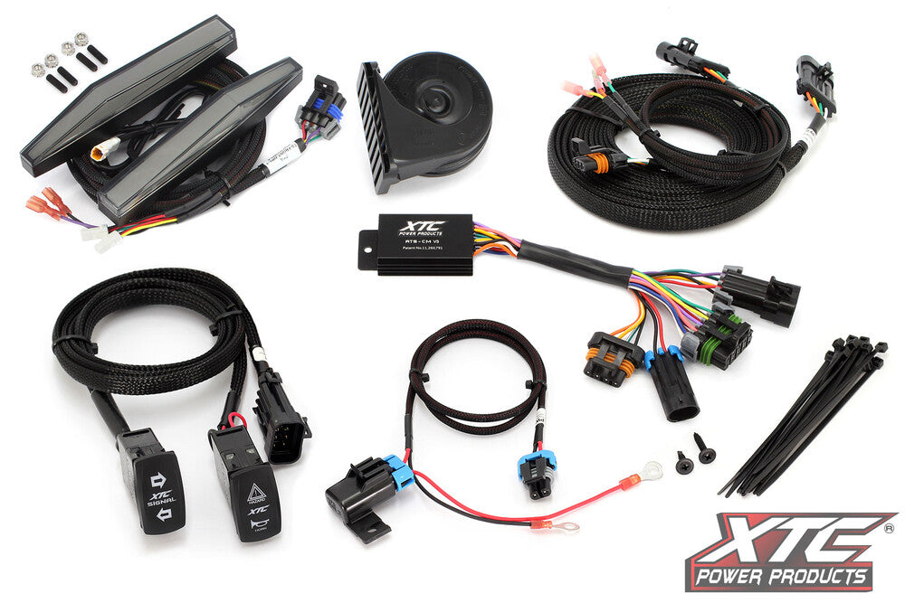 Xtc Power Products 630-1423 ATS-UNI-I-DRL AUTO TURN SIGNAL KIT W/ HORN AND FRONT DRL LIGHTS CAN