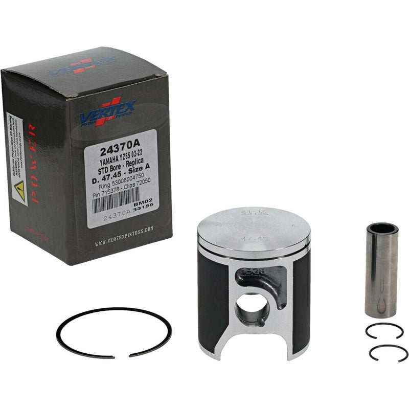 Vertex Piston Kit Cast 47.44/Standard - 24370A Yamaha YZ 85 2002-2024