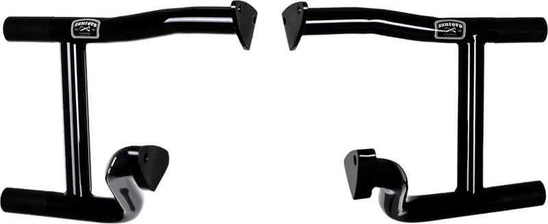 Santoro Fabworx NOT YO Daddys Heavy Hitter Baggaurds GLS Black Chalenger - SF80040 For Indian Challenger 2022-2024