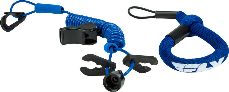 Fly Racing 13-0505 FUJL-2389 BLUE ULTRA CORD FLOATING TETHERCORD /LANYARD (BLUE)