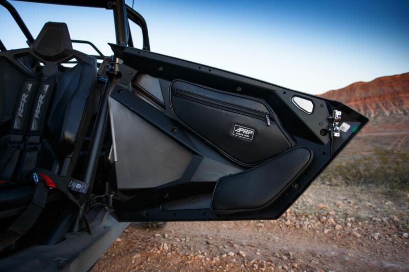 PRP Seats E97-210 PRP Polaris RZR PRO Xp/pro R/turbo R Front Door Bags With Knee Pad (pair) - Photo - Close Up