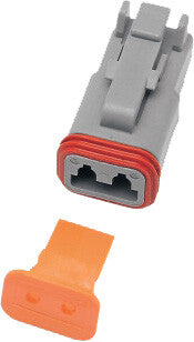 Namz Custom Cycle 850-08018 DP-2G 2-WIRE GREY DEUTSCH PLUG & WDGLCK HD# 72132-94GY