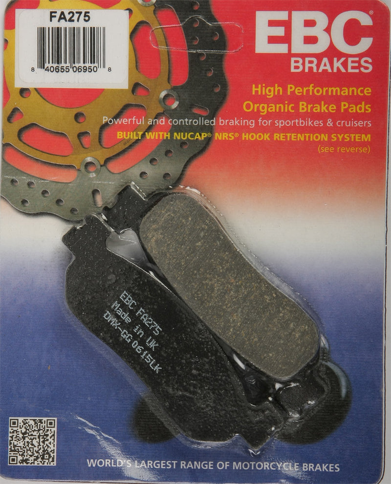 Ebc 15-275 FA275 BRAKE PADS
