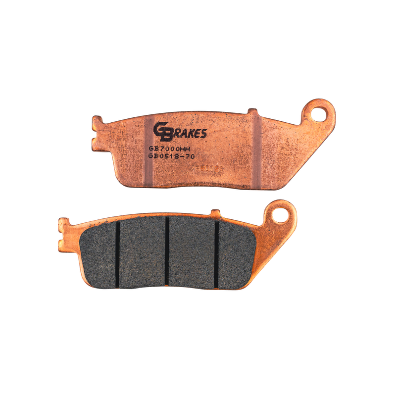 Gbrakes Brake Pads Sintered - GB0518-70 For Honda Motorcycles 1990-2020 | Victory Motorcycles 2008-2015 | Indian 2013-2021