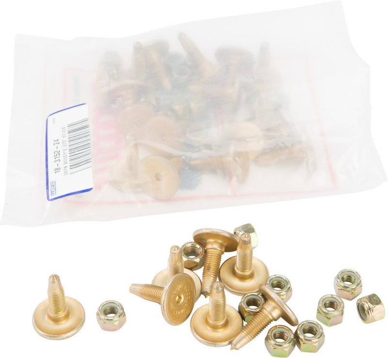 Woody's 18-3152-24 GDP6-8755 GOLD DIGGER CARBIDE TRACTION MASTER STUD .875" 24/PK