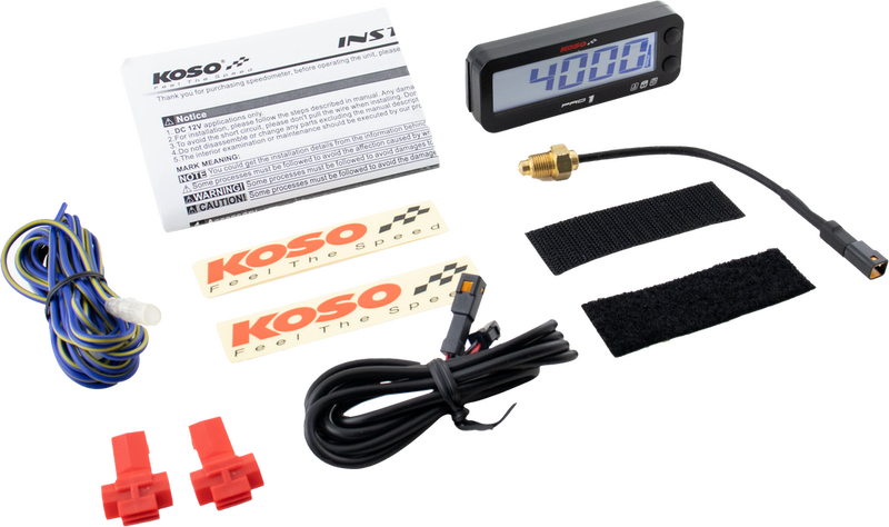 Koso North America 27-5921 BA054000 PRO 1 RPM AND TEMP METER