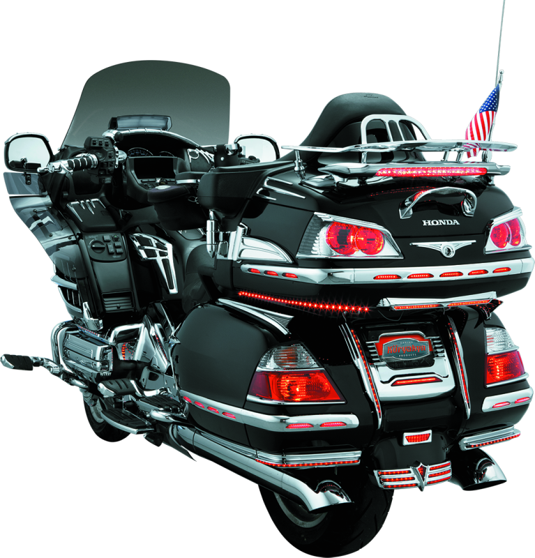 Kuryakyn 3219 Trunk Keyhole Trim 01-17 GL1800 Chrome - User 1