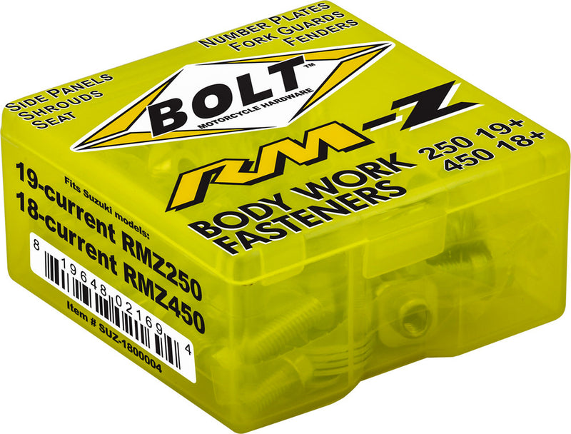 Bolt Full Plastic Fastener Kit - SUZ-1800004 Suzuki RMZ 450 / RMZ 250 2018-2025