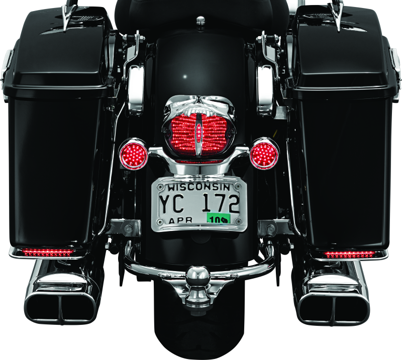 Kuryakyn 9009 Zombie Taillight Cover Chrome - User 1