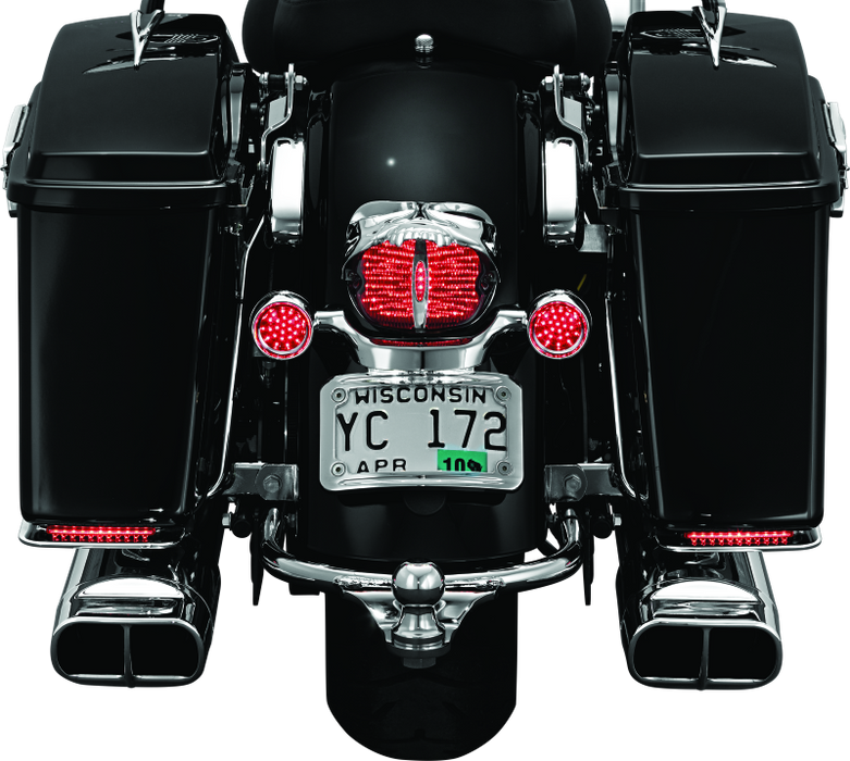 Kuryakyn 9009 Zombie Taillight Cover Chrome - User 1