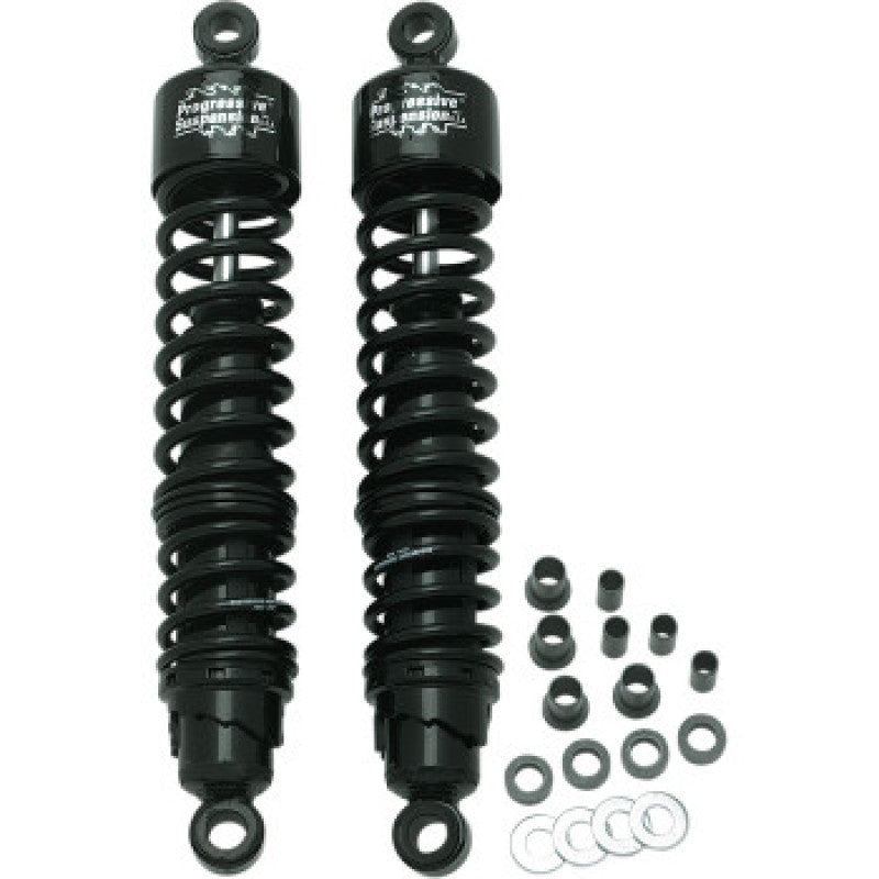 Progressive Suspension 413-4039B Progressive Harley 413 Series Shocks 15.0in - Black - User 1