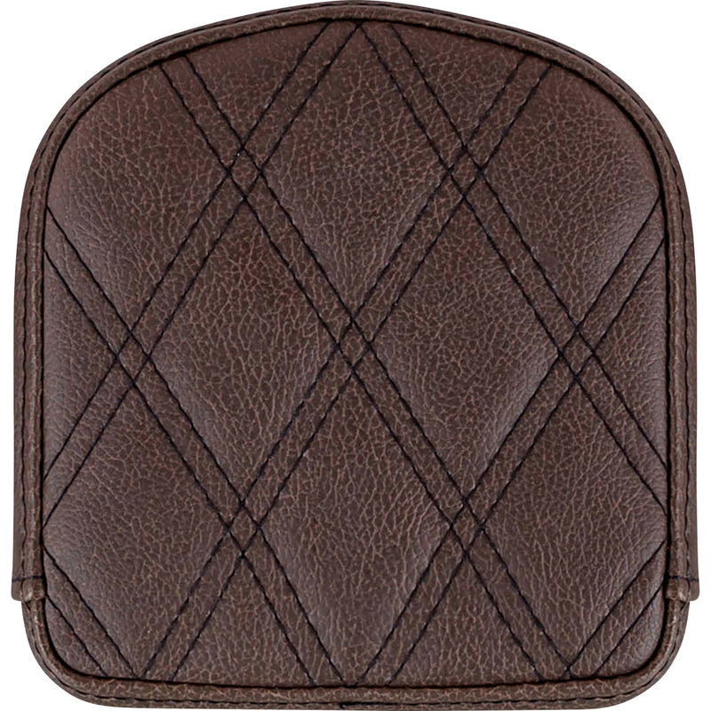 SADDLEMEN 0822-0328 040845 Sissy Bar Pad - Lattice Stitched - Brown
