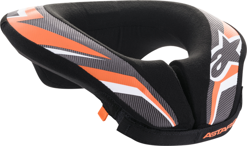 Alpinestars 482-6068L 6741018-148-LXL SEQUENCE YOUTH NECK ROLL BLACK/ANTHRACITE/ORANGE LG/XL